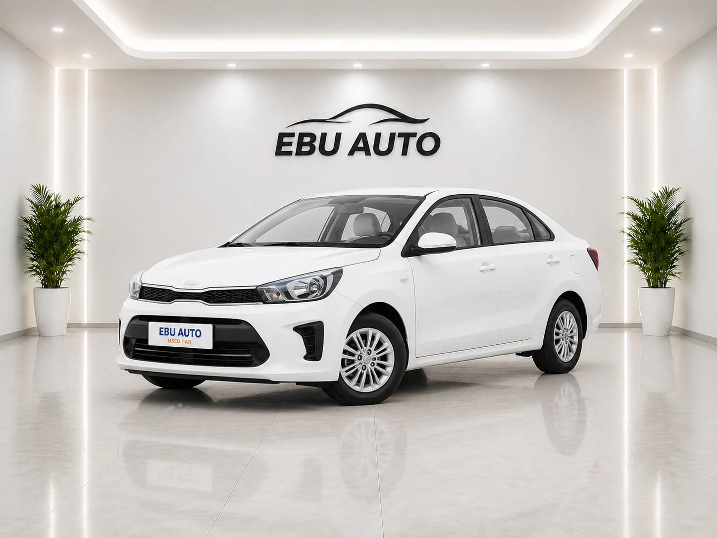 KIA Pegas gasoline vehicle front view