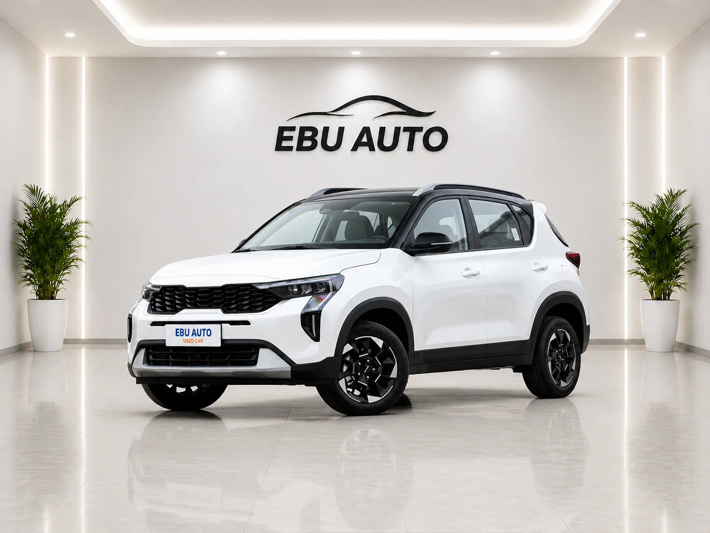 KIA Sonet gasoline vehicle front view