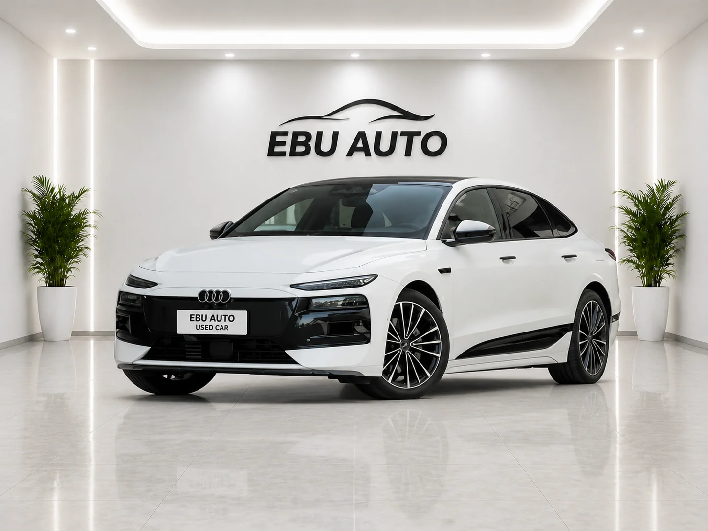 Audi Audi A6L e-tron vehicle front view