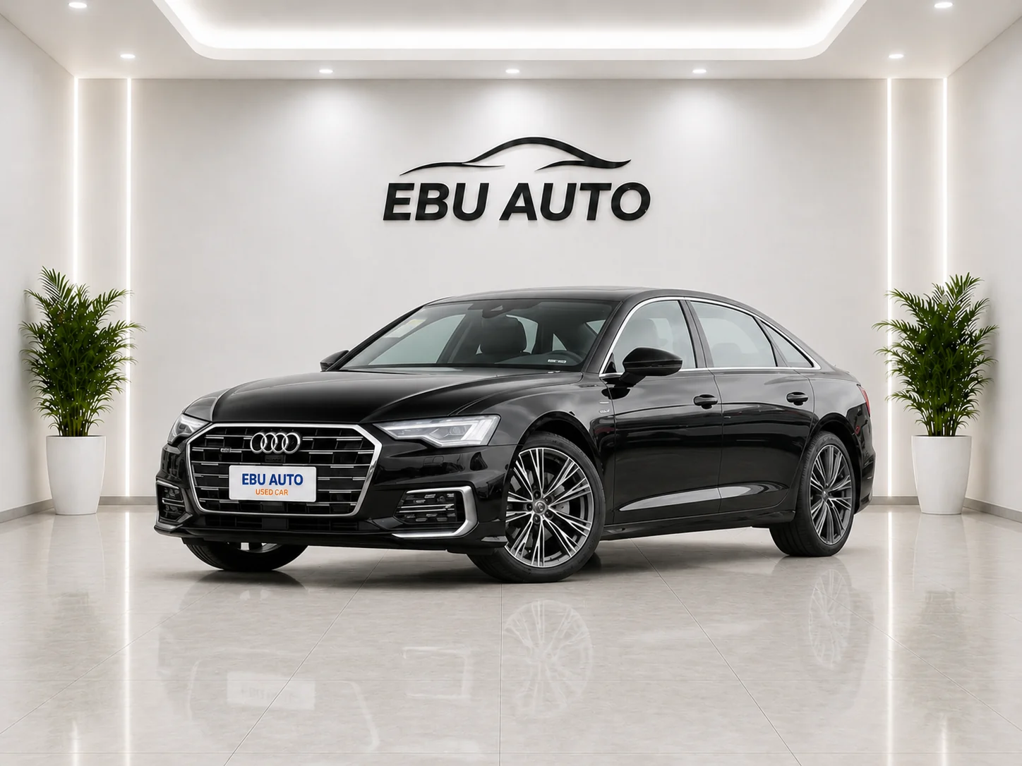 Audi Audi A6L vehicle front view
