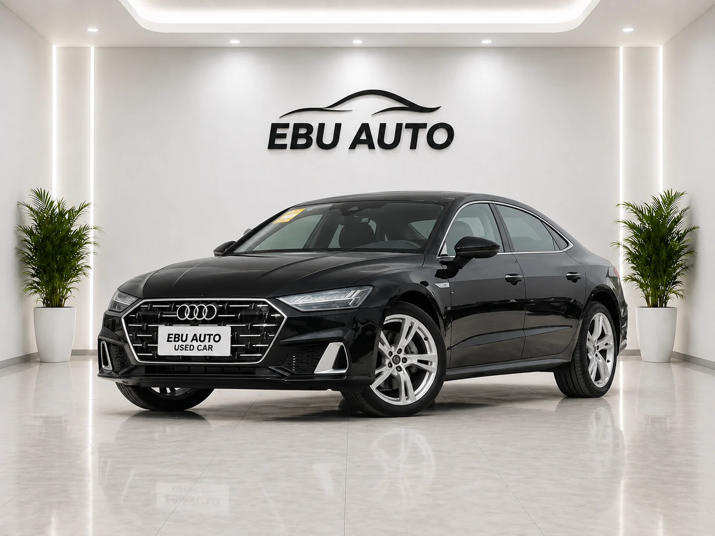 Audi Audi A7L vehicle front view
