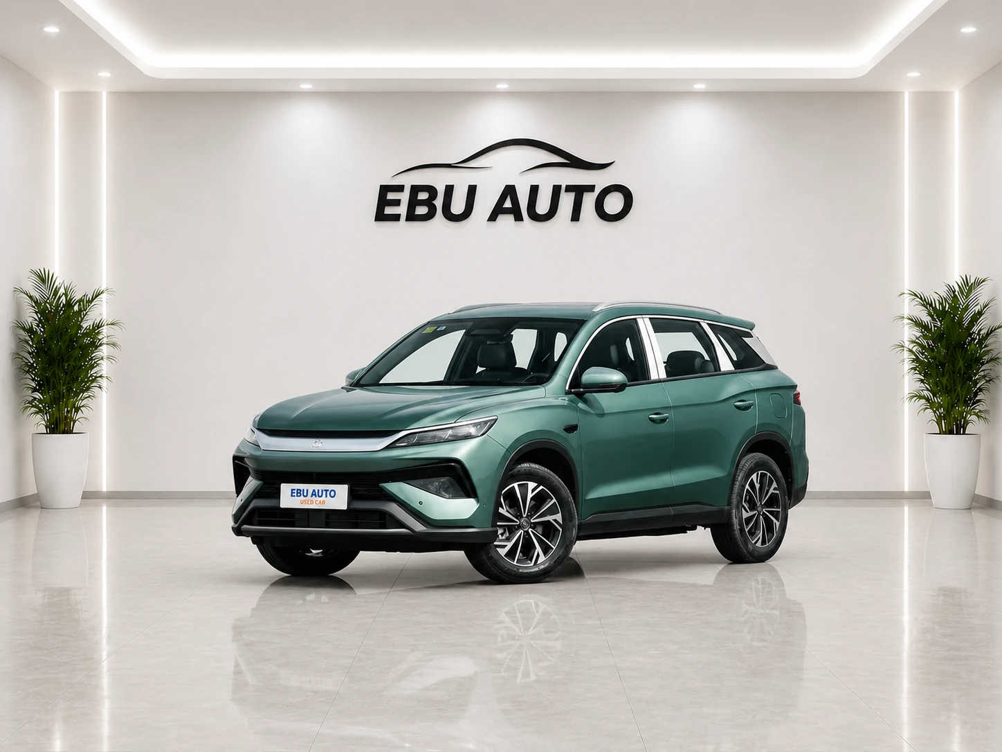 BYD Song Pro DM-i plug-in hybrid SUV front three-quarter view