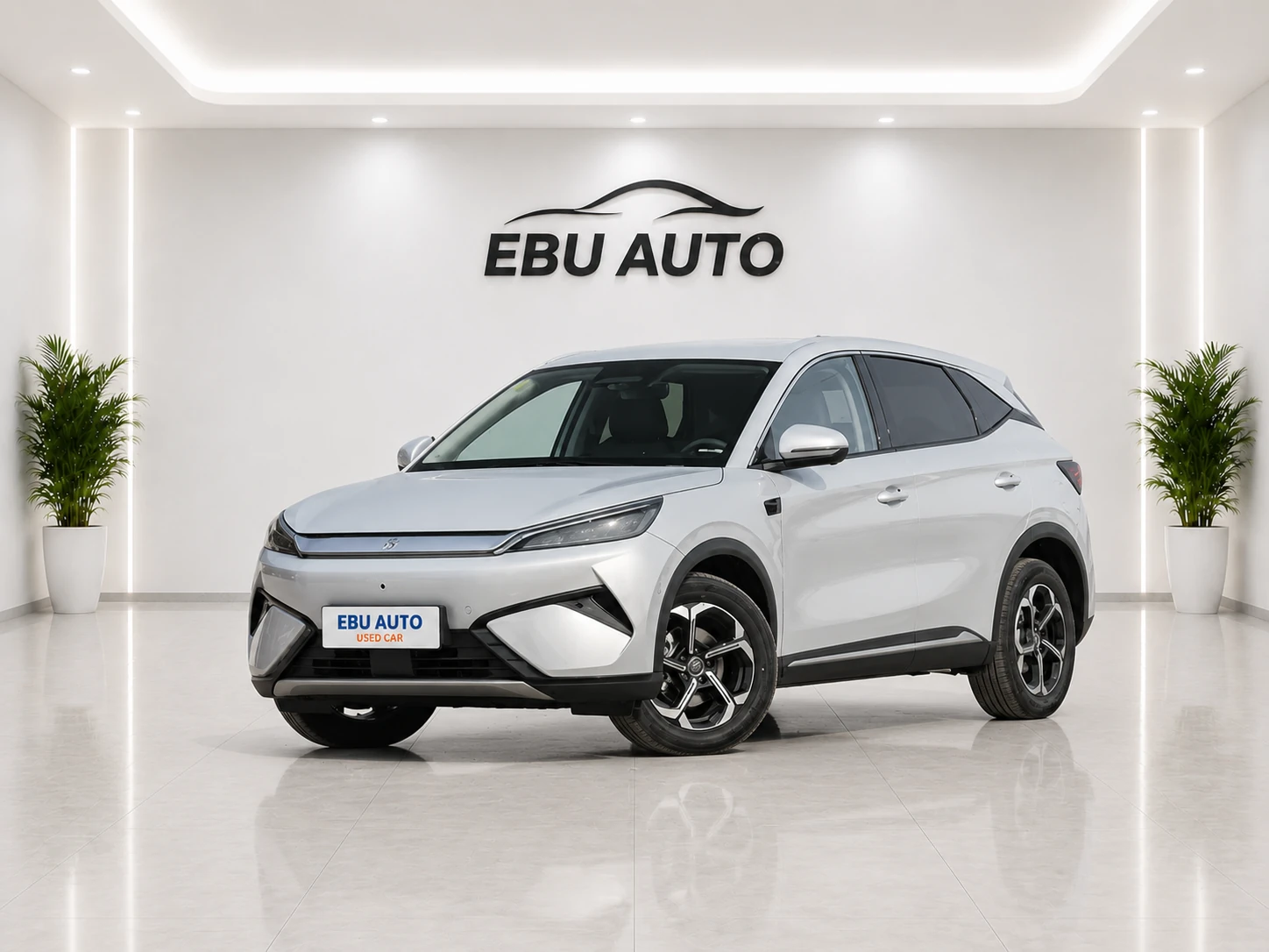 BYD Yuan Plus Atto 3 compact electric SUV front three-quarter view