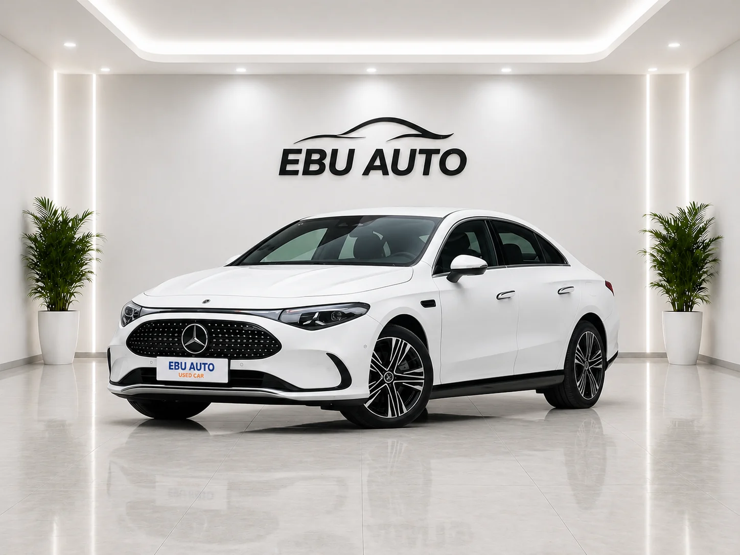 Mercedes Benz Mercedes-Benz CLA EV electric vehicle front view