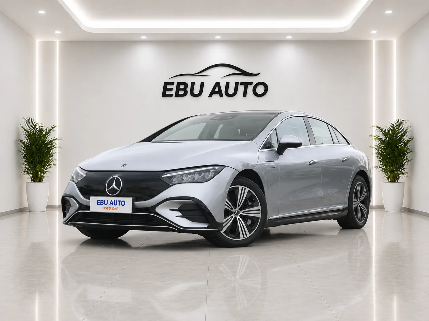 Mercedes Benz Mercedes-Benz EQE electric vehicle front view