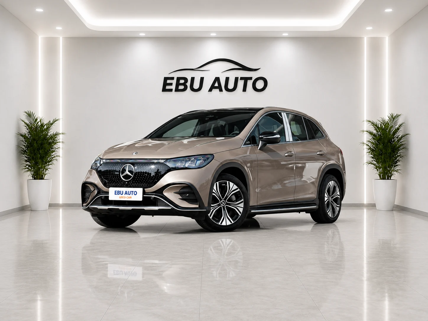 Mercedes Benz Mercedes-Benz EQE SUV electric vehicle front view