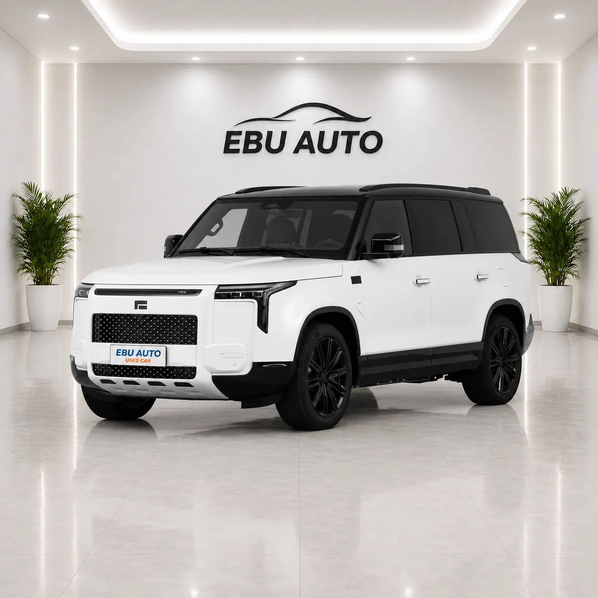 2026 ROX ADAMAS white range-extended luxury SUV image 1
