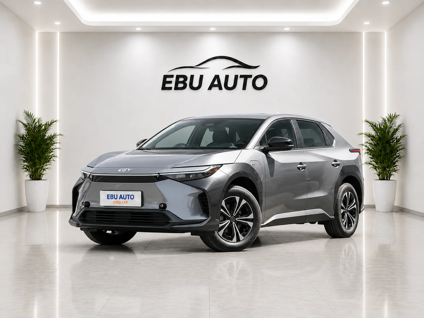 Toyota BZ4X electric vehicle front view