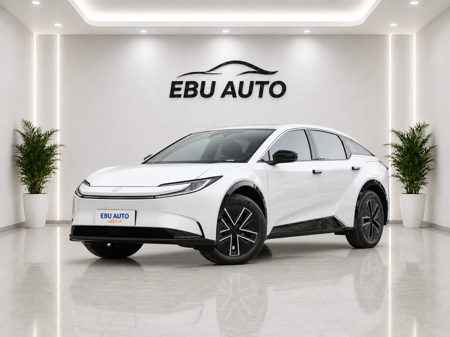 Toyota BZ5 electric vehicle front view