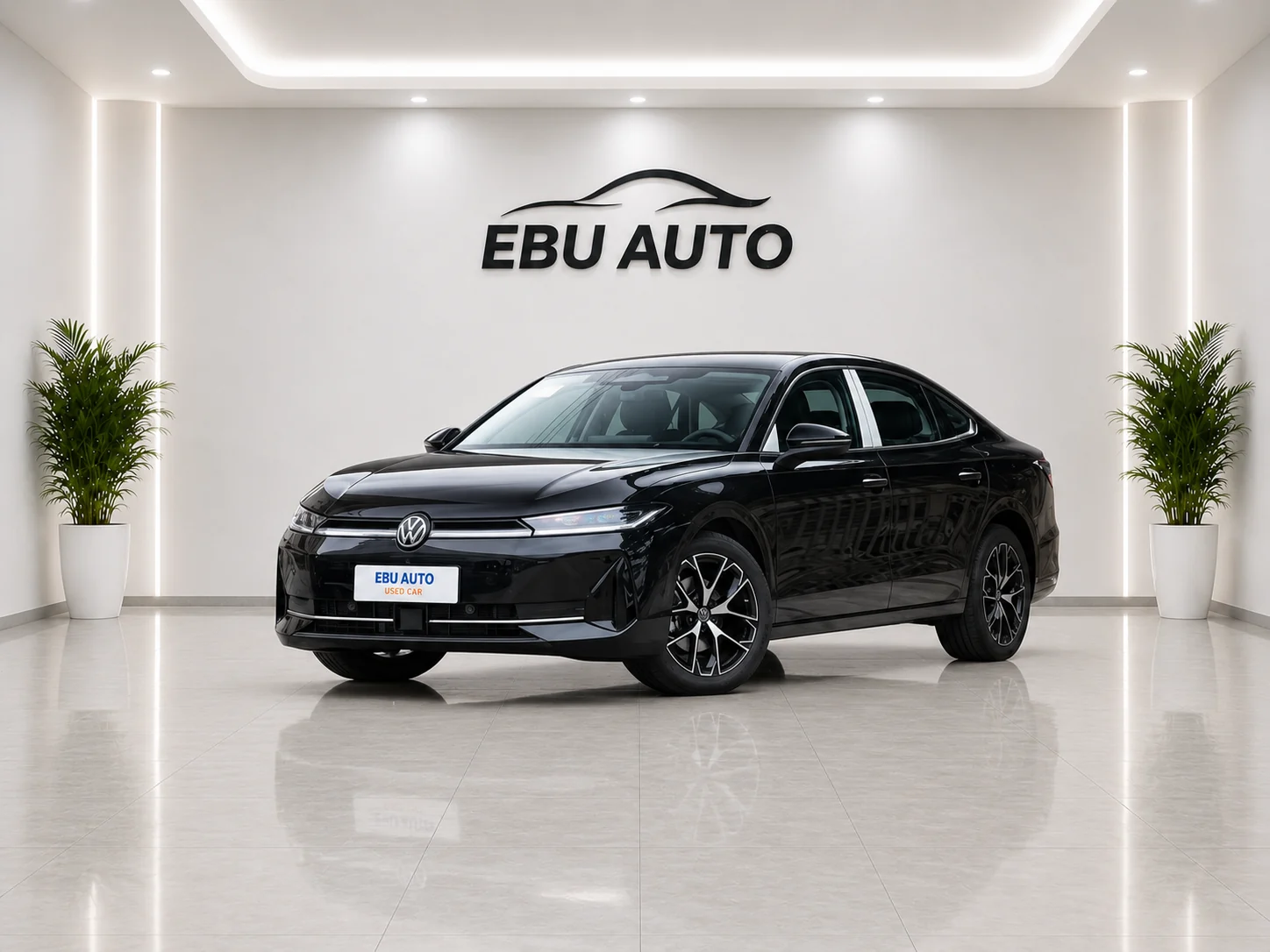 Volkswagen Passat PHEV plug-in hybrid vehicle front view