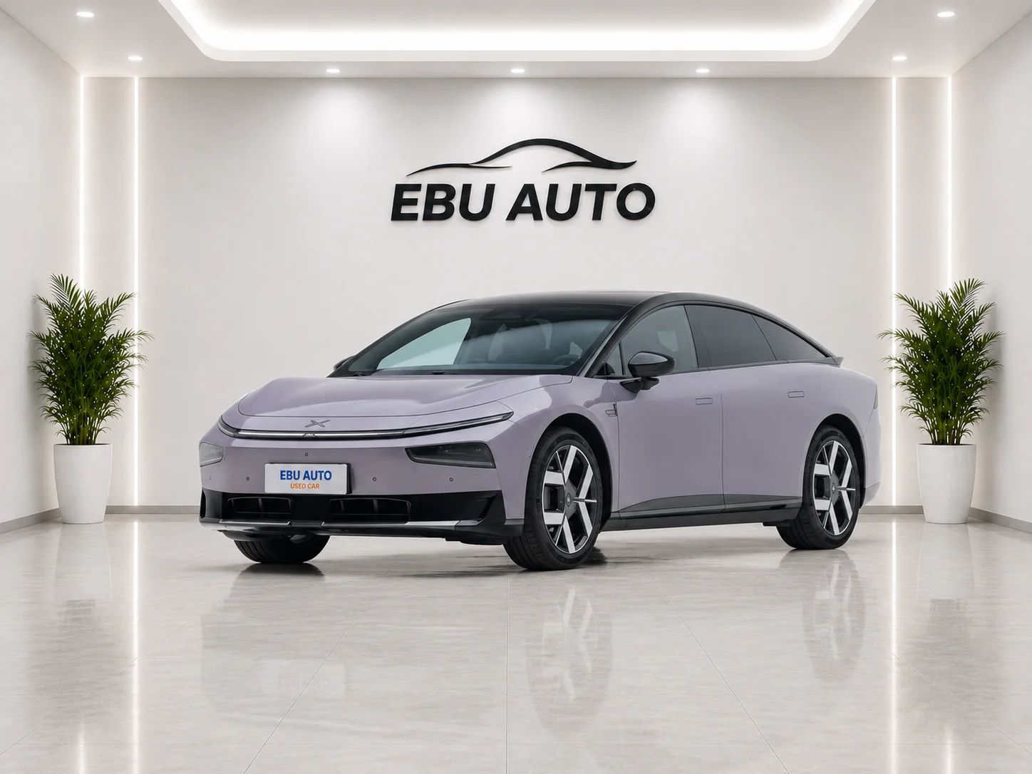 XPeng XPeng P7+ range-extended electric vehicle front view